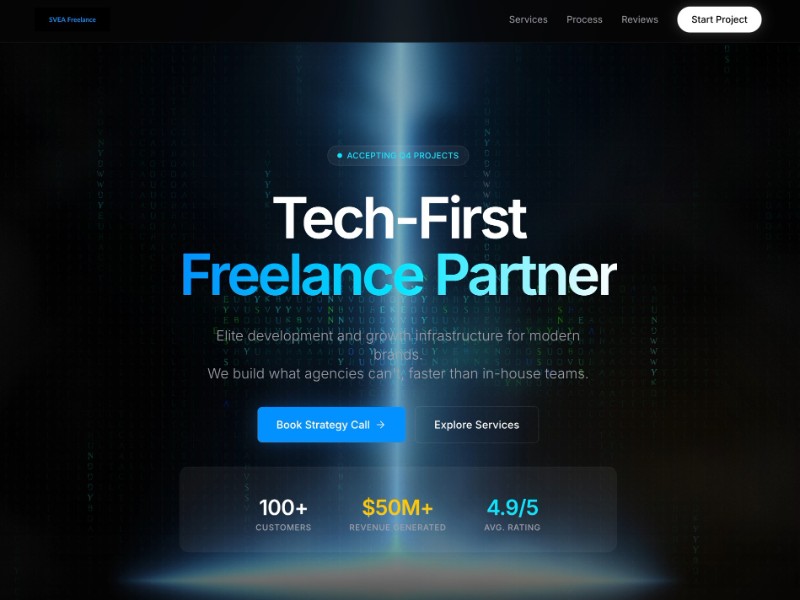 Preview for SVEA FREELANCE - Tech-First Freelance Partner
