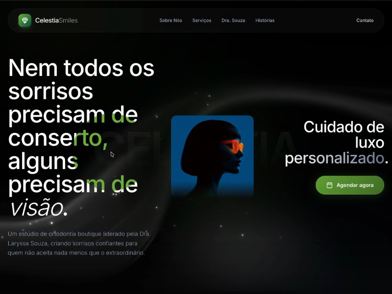 Preview for Luxury Dental Clinic Landing Page Template