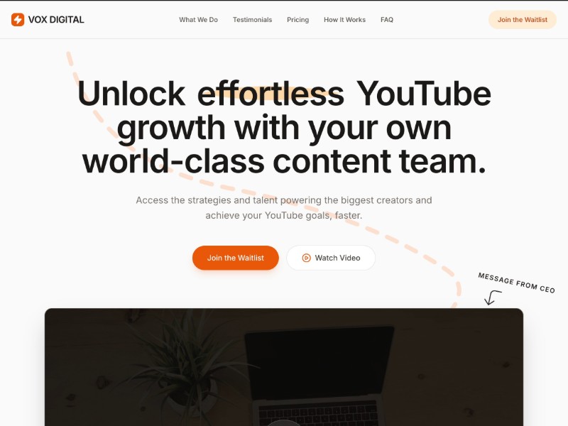 Preview for YouTube Growth Agency