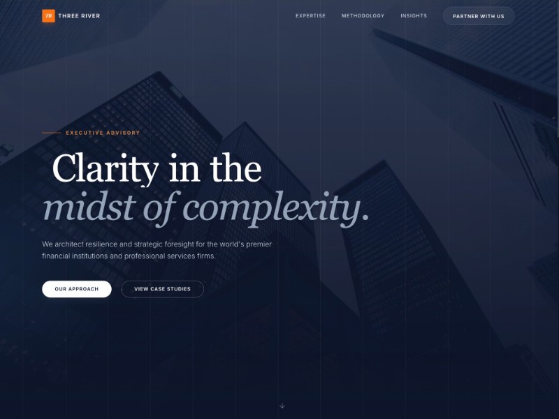 Preview for Three River Landing Page
