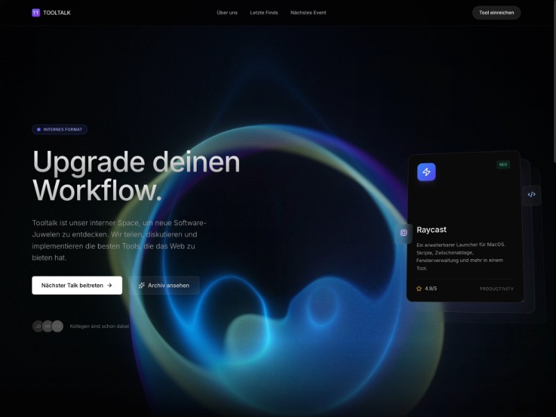 Preview for Internal Tech Radar Landing Page Template