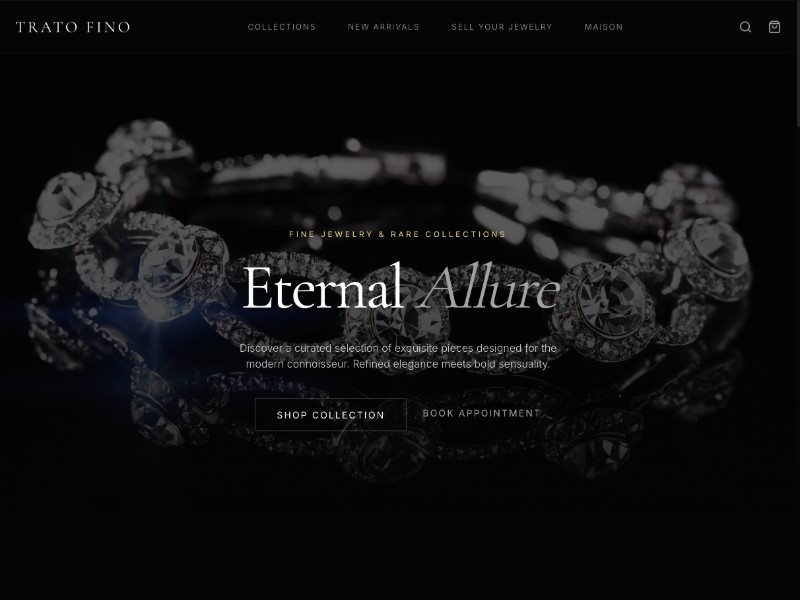 Preview for Luxury Jewelry E-commerce Landing Page Template
