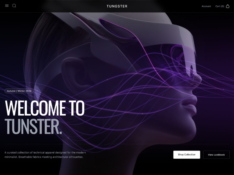 Preview for TUNGSTER HOME PAGE