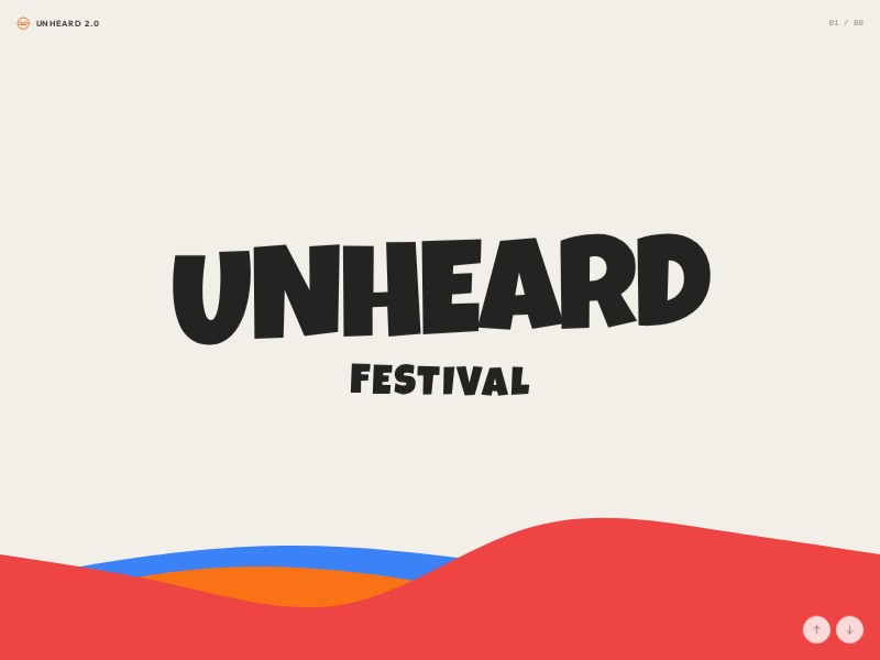 Preview for Festival Pitch Deck Website Template