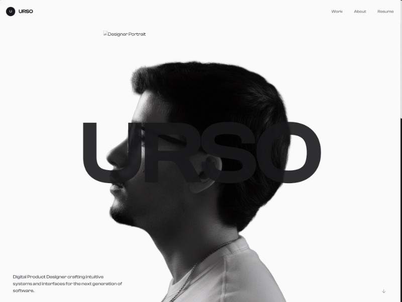 Preview for URSO Product Designer Portfolio Template