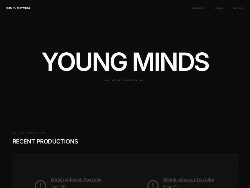 Preview for Film Director Portfolio Landing Page Template