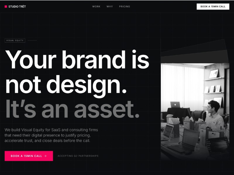 Preview for Capital Digital Visual Equity Landing Page Template