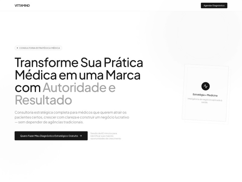 Preview for Medical Consulting Landing Page Template