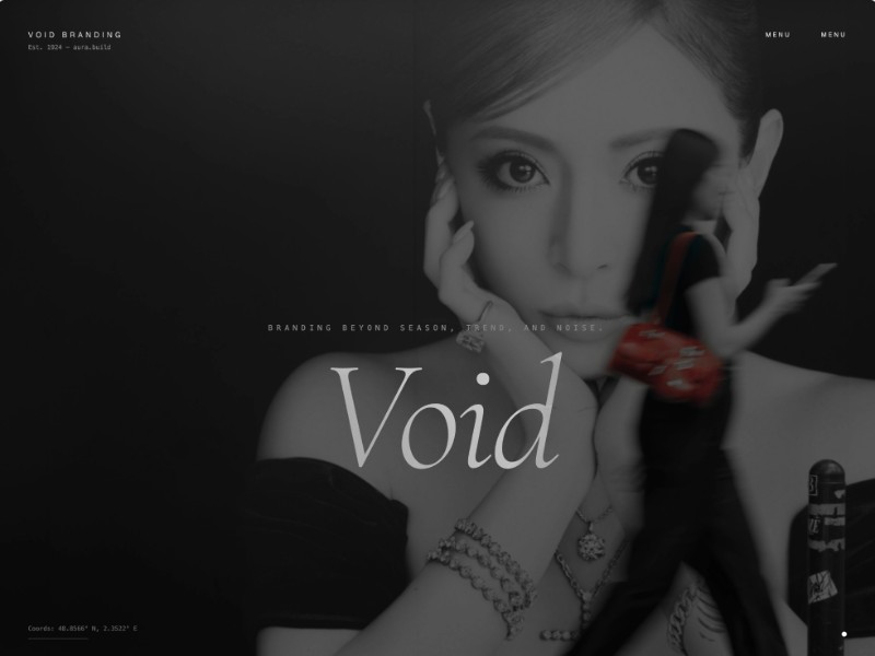 Preview for Luxury Brand Studio Landing Page Template