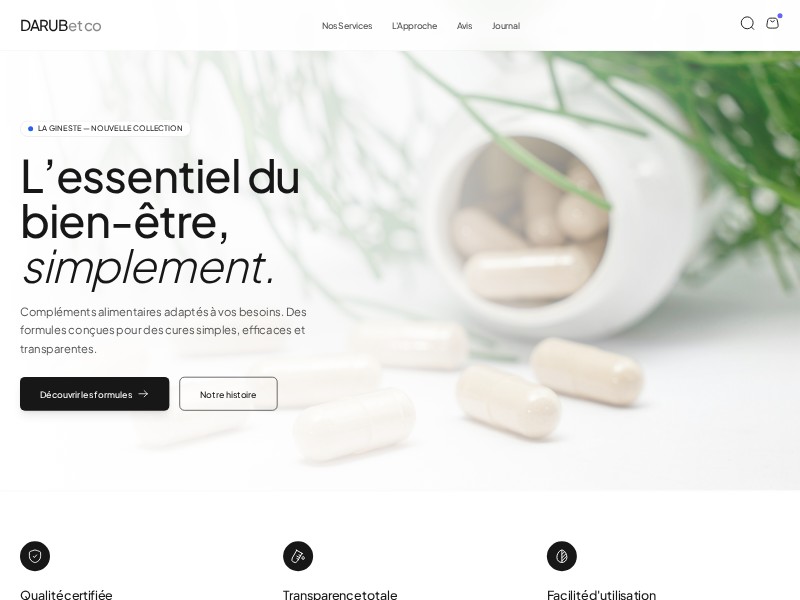 Preview for Wellness E-commerce Landing Page Template