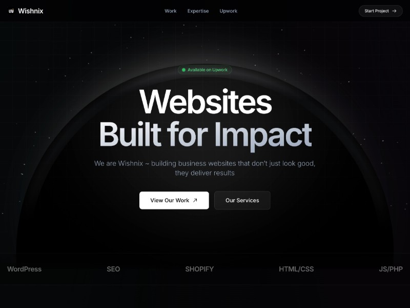 Preview for Wishnix ~ Website Solutions