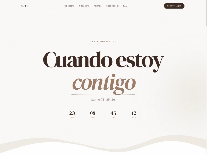 Preview for Women’s Conference Landing Page Template