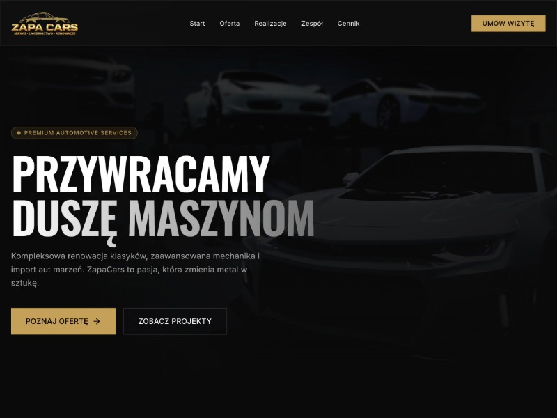 Preview for Automotive Service Landing Page Template