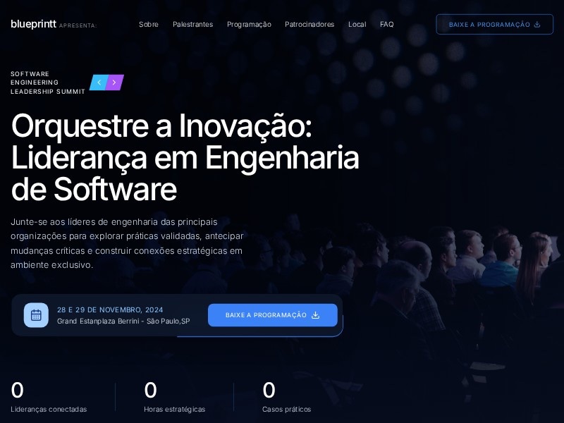 Preview for Software Engineering Conference Landing Page Template