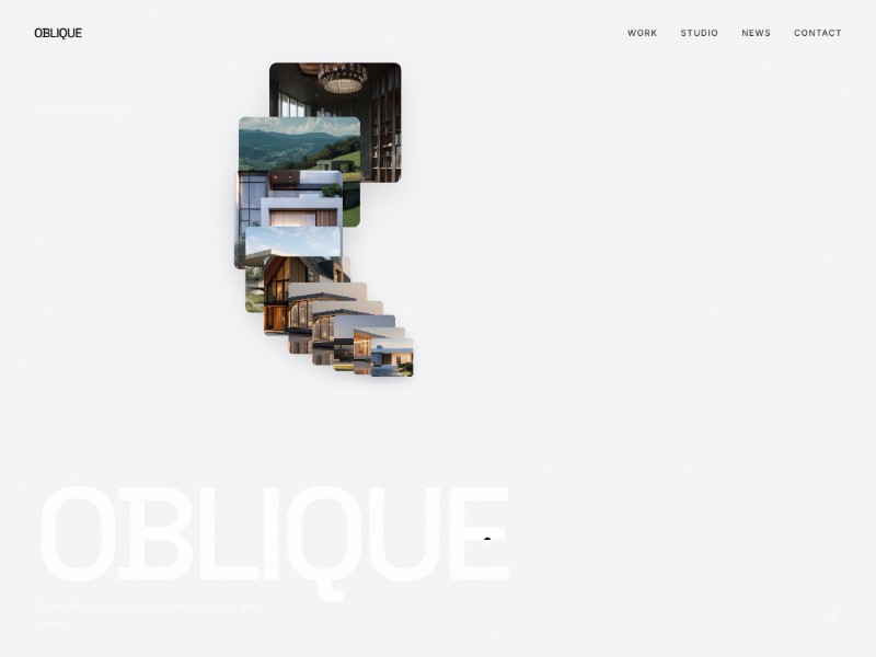 Preview for Spatial Design Studio Portfolio Template