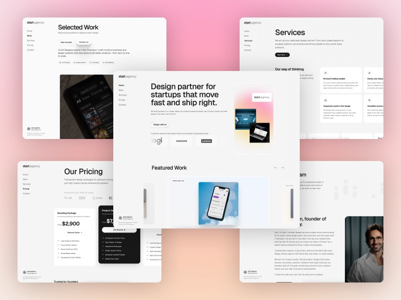 Preview for Design Agency Multi Pages Template