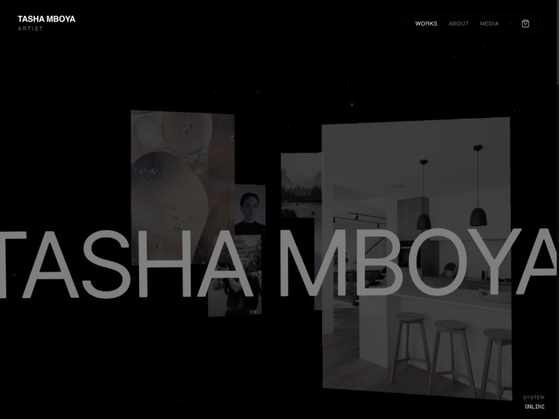 Preview for 3D Artist Portfolio Landing Page Template