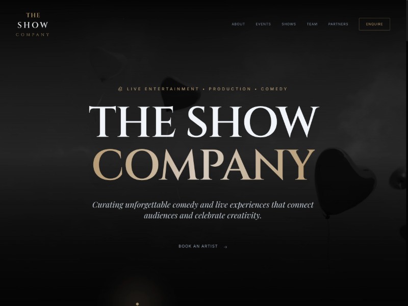 Preview for Event Management Landing Page Template