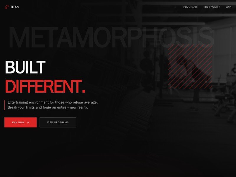 Preview for Elite Fitness & Gym Landing Page Template