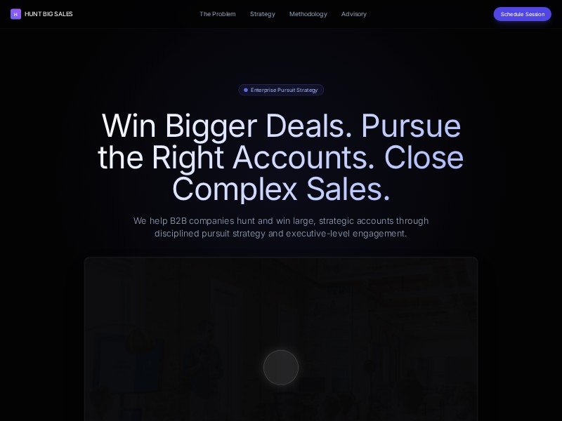 Preview for B2B Sales Training by Tom Searcy