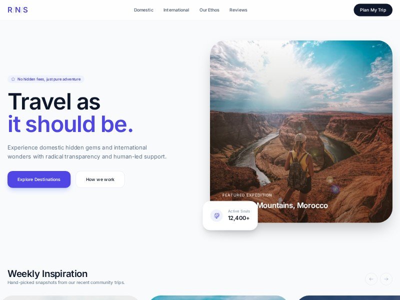 Preview for Travel Agency Landing Page Template