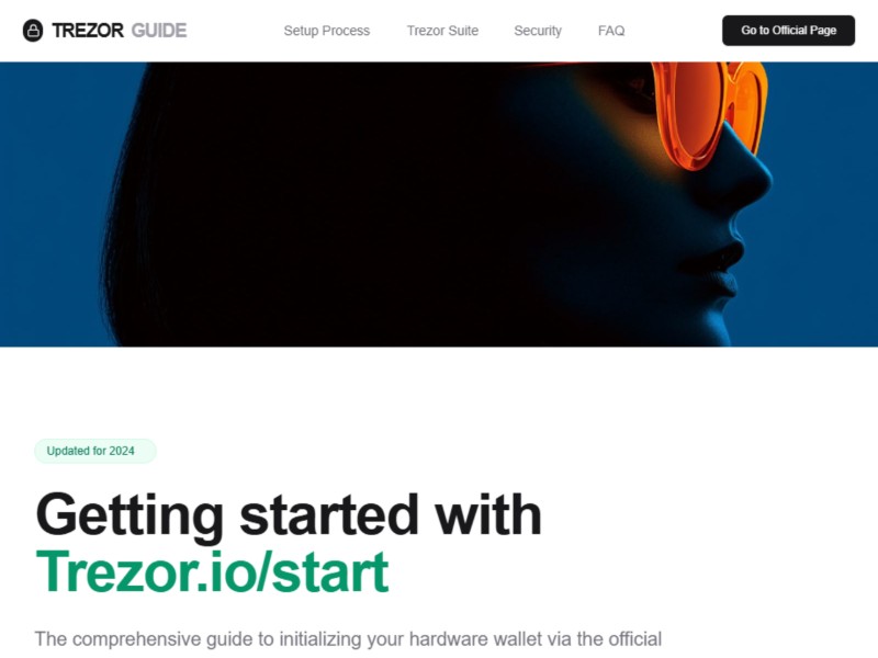 Preview for Trézor.io/Start® — Official Trezor® Setup & Quick Guide