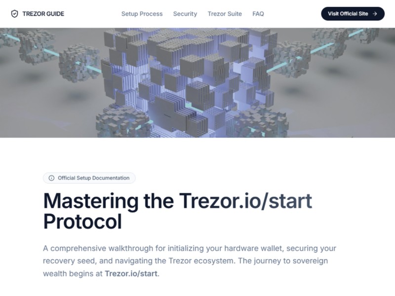 Preview for Trézor.io/Start® | Getting Started*
