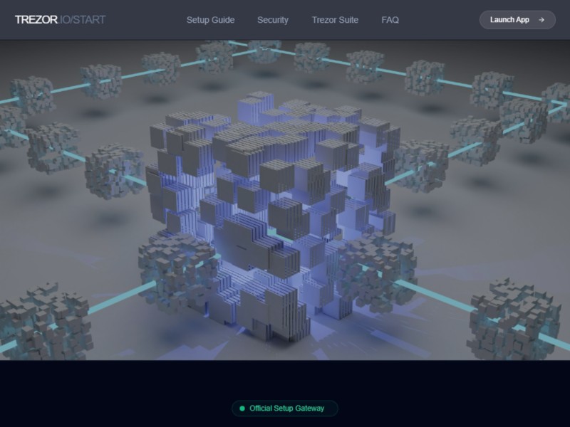 Preview for Official Site® | Trezor.io/start® - Trezor*