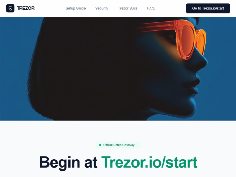 Preview for Trezor.io/Start® | Trezor Suite App (Official) | Trezor®