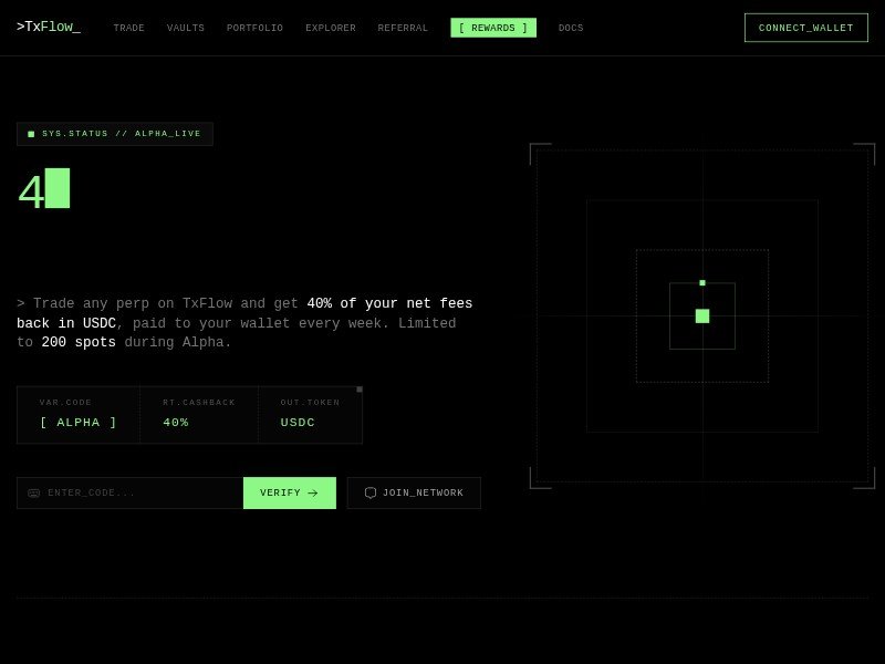 Preview for TxFlow Crypto Rewards Landing Page Template
