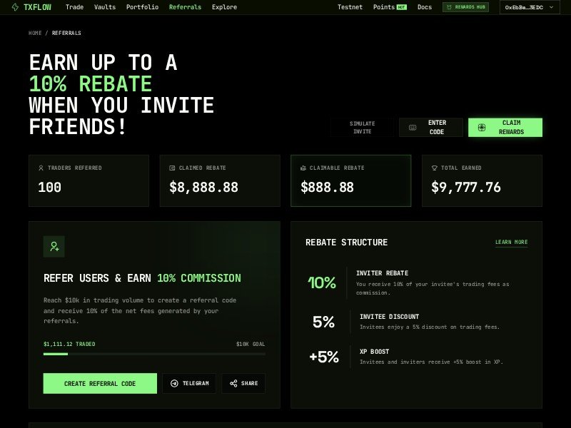 Preview for Crypto Referral Dashboard UI Template
