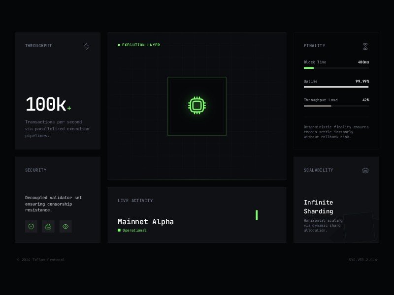 Preview for TxFlow Protocol Architecture Section Template