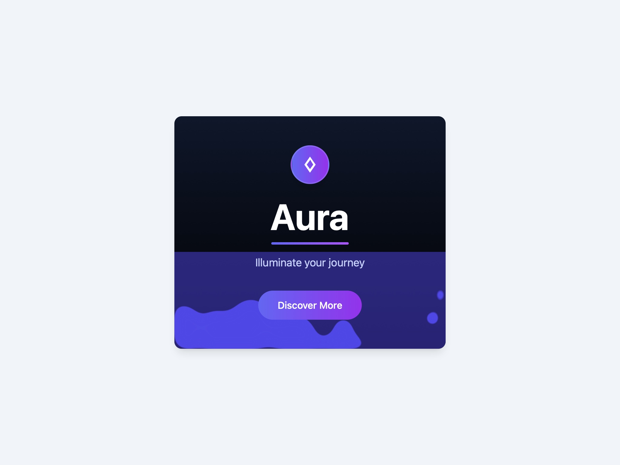 Preview for Interactive Bubble Card UI