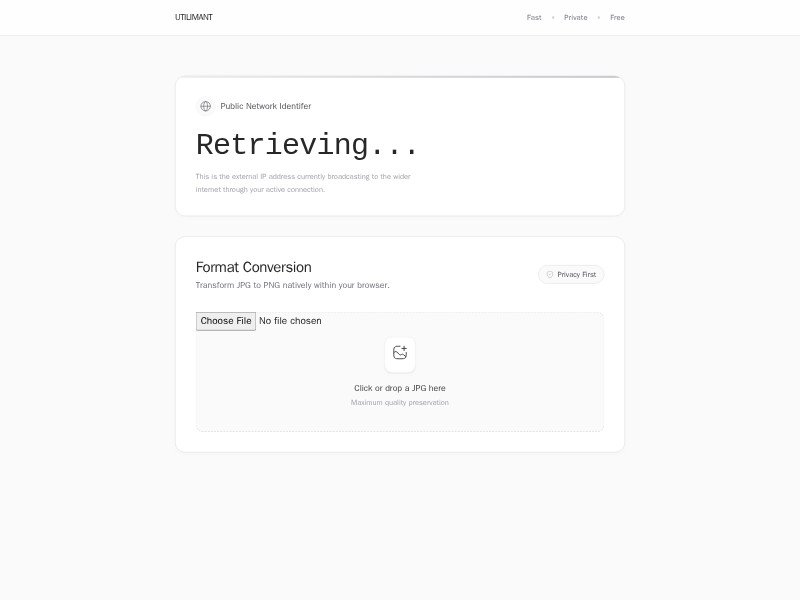 Preview for Developer Utility Tools Web App Template