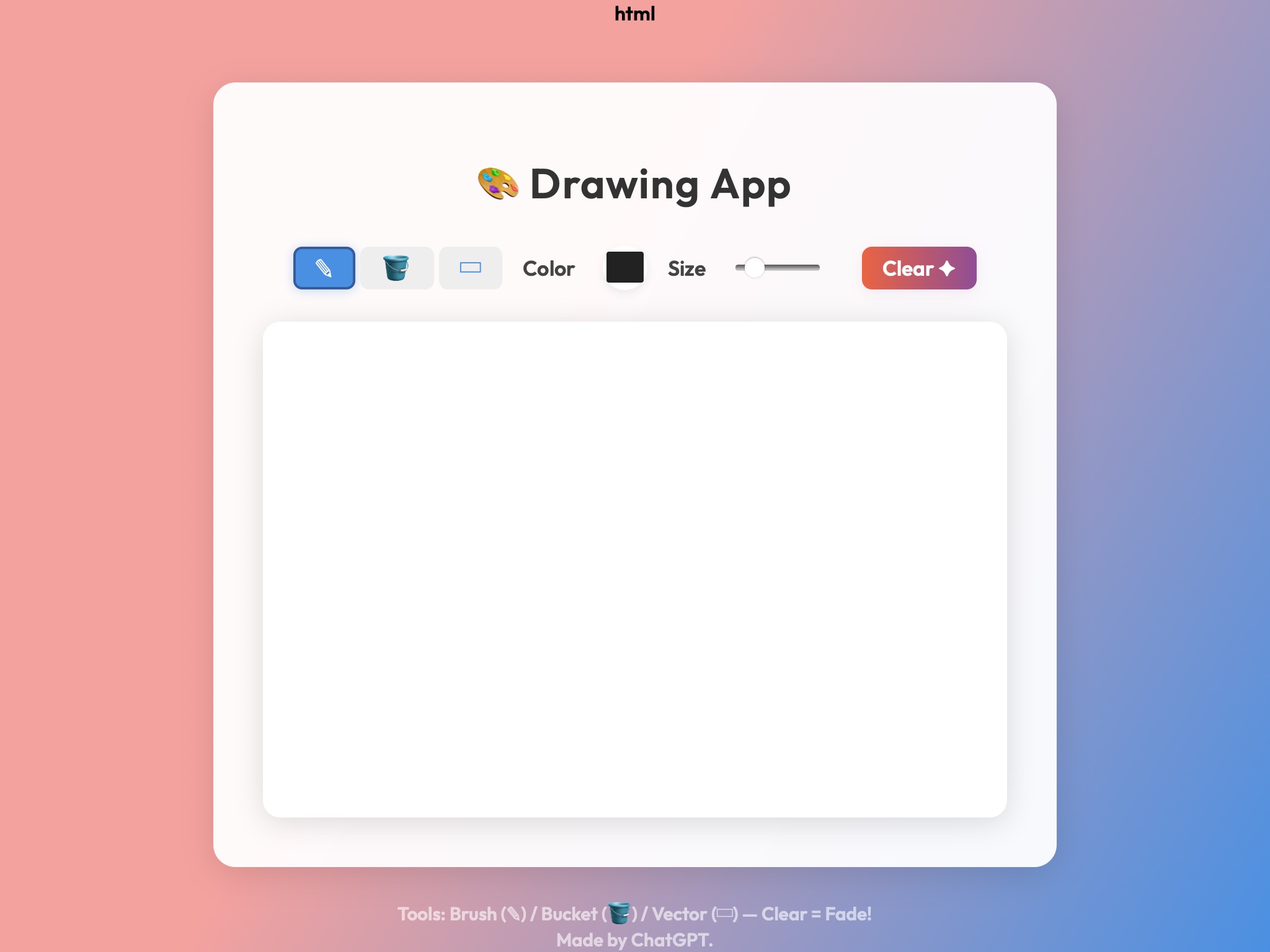 Preview for Interactive Canvas Drawing Tools