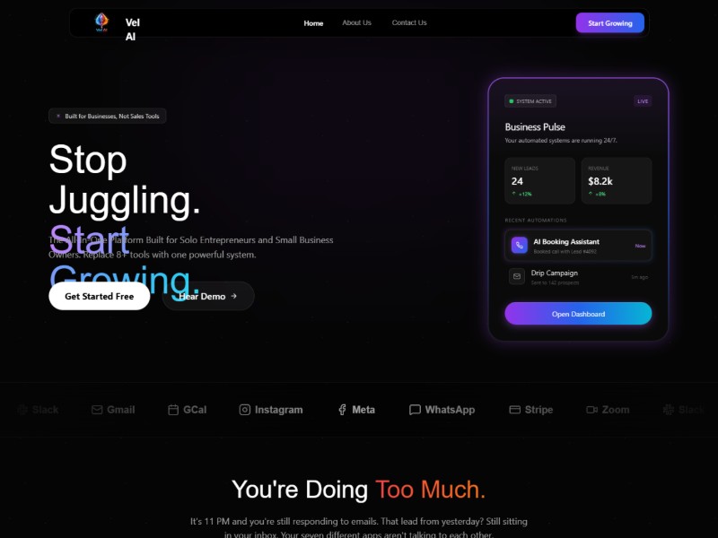 Preview for Vel AI Consulting