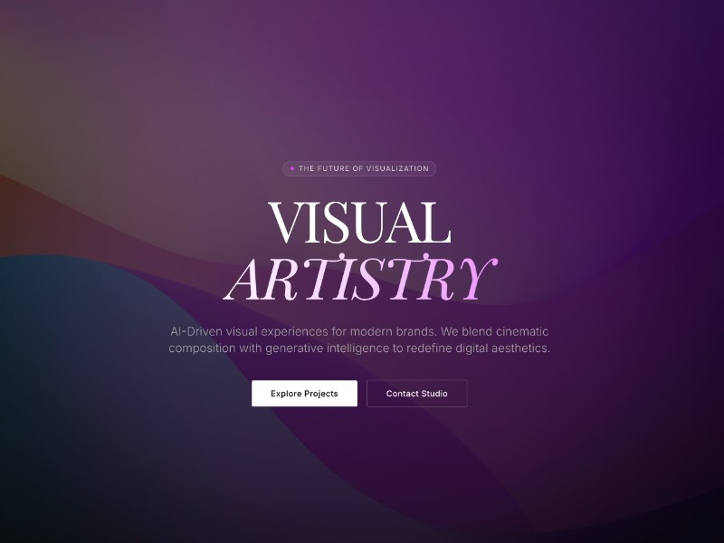 Preview for Visual Artistry Landing Page Template