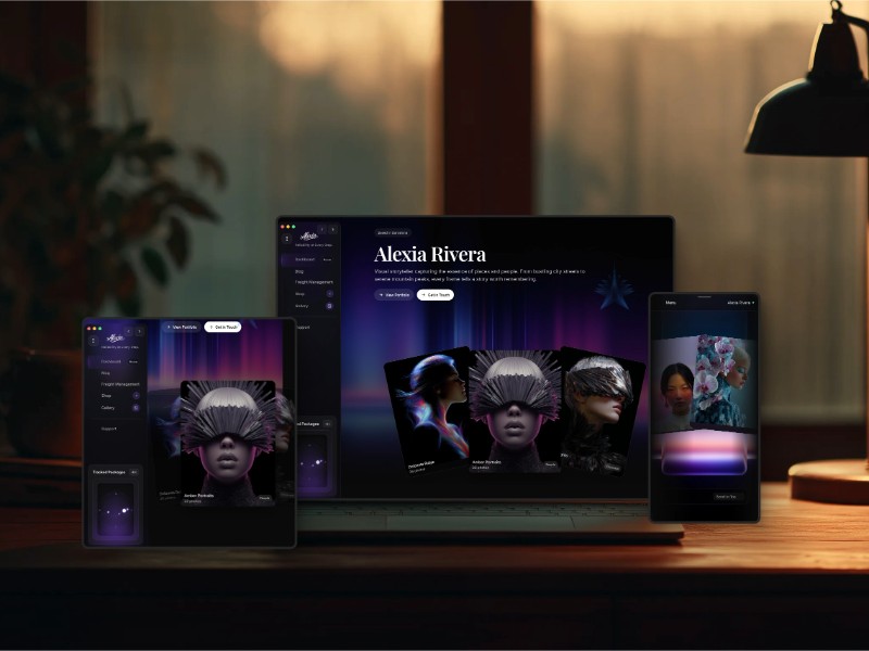 Preview for Photography Portfolio Landing Page Template