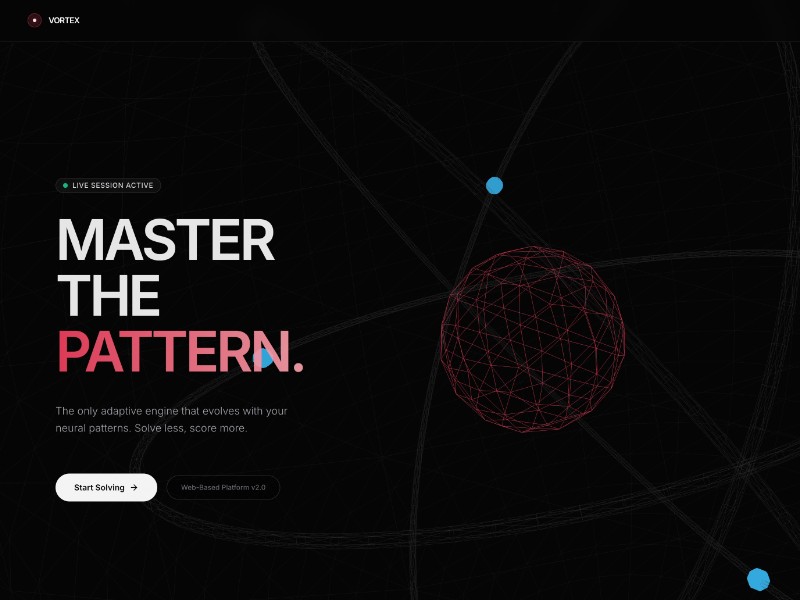 Preview for Adaptive Learning Engine Landing Page Template