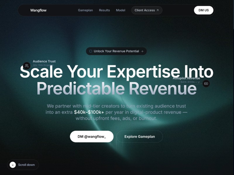 Preview for Wangflow-portal