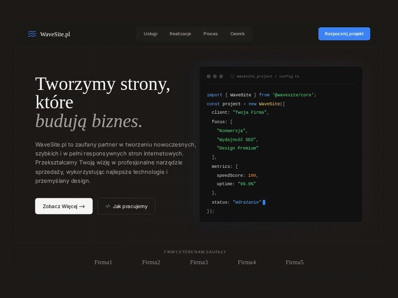 Preview for Web Design Agency Landing Page Template