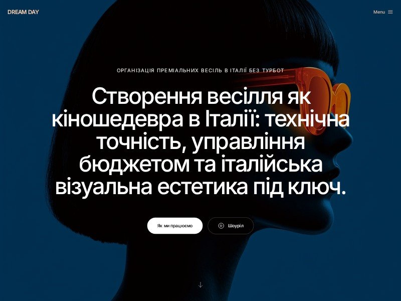 Preview for Luxury Wedding Planner Landing Page Template