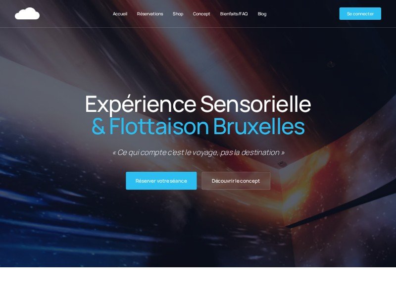 Preview for Wellness Float Center Landing Page Template