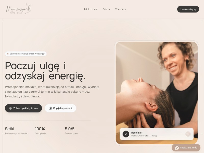 Preview for Wellness and Massage Center Template