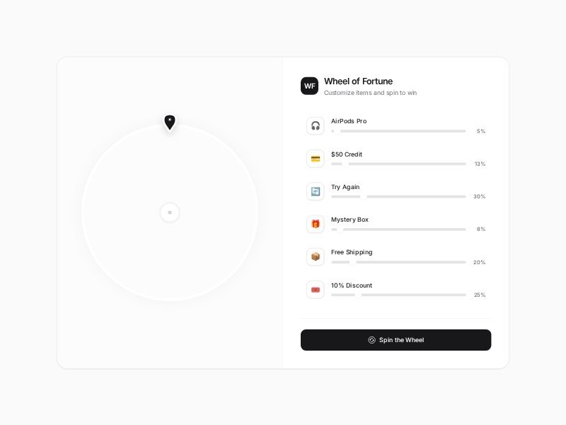 Preview for Wheel of Fortune Game Template
