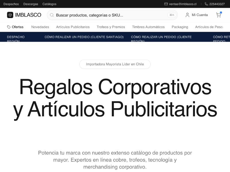 Preview for Wholesale Importer E-commerce Template