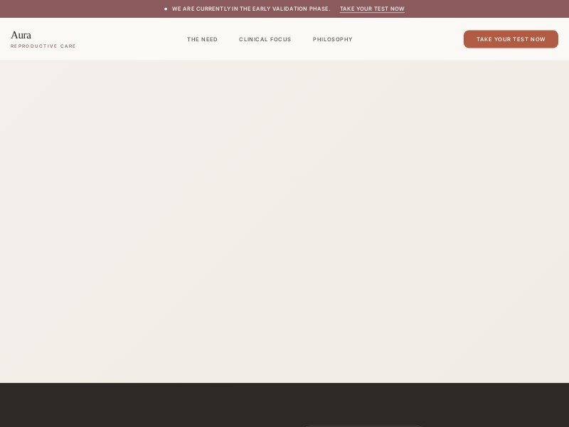 Preview for Women’s Reproductive Health Landing Page Template