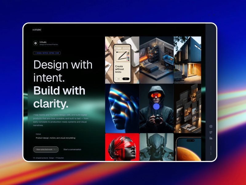 Preview for Portfolio Website Template